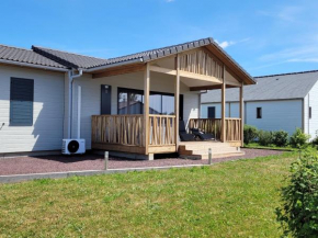 Chalet confort 3 chambres, piscine chauffée, entre mer et nature près du Golfe du Morbihan - FR-1-783-3